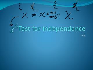 Test for Independence