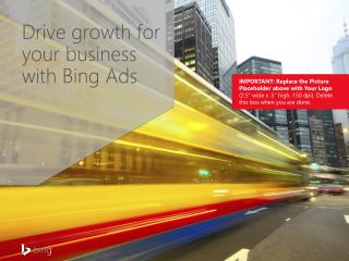 Drive growth for your business with Bing Ads
