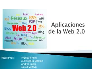 Aplicaciones de la Web 2.0