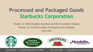 Starbucks • Green Mountain Coffee • J.M. Smucker • Mondelez International