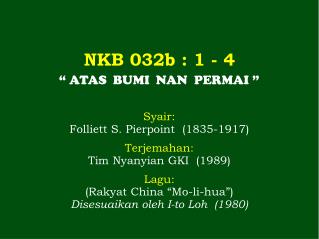NKB 032b : 1 - 4