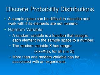 Discrete Probability Distributions