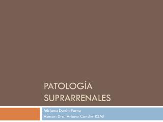 Patología suprarrenales