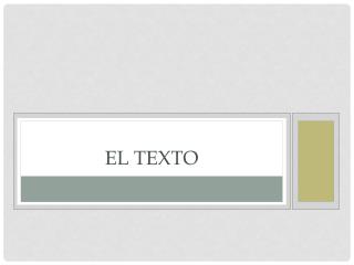 El texto