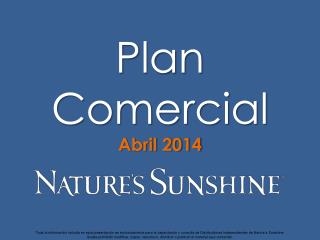 Plan Comercial Abril 2014