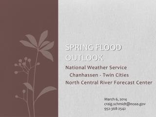 Spring Flood Outlook