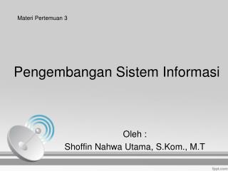 Pengembangan Sistem Informasi