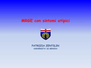 MRGE con sintomi atipici