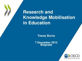 Tracey Burns 7 December 2012 Belgrade