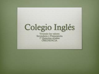 Colegio Inglés