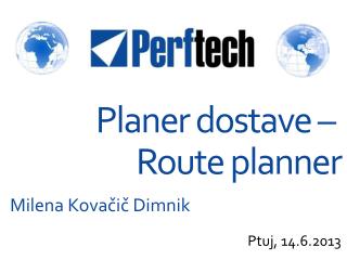 Planer dostave – Route planner