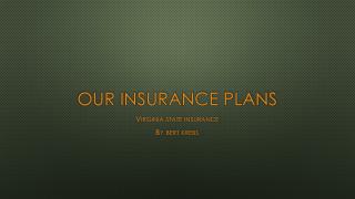 Our Insurance Plans