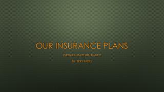 Our Insurance Plans