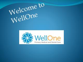 Welcome to WellOne