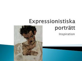 Expressionistiska porträtt