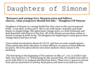 Daughters of Simone