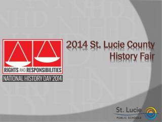 2014 St. Lucie County History Fair