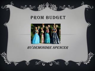 Prom budget