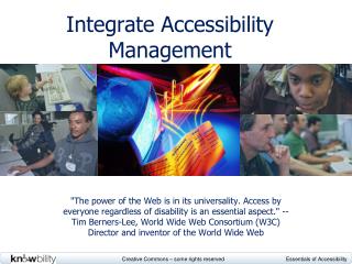 Integrate Accessibility Management