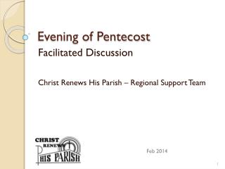 Evening of Pentecost