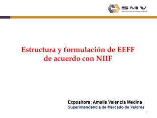 Estructura y formulación de EEFF de acuerdo con NIIF