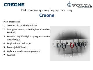 Elektroniczne systemy depozytowe firmy Creone