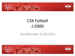 CSK Fotball J-2000