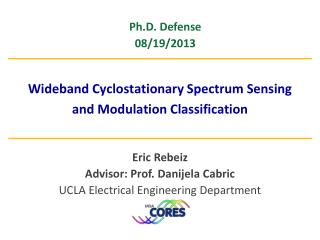 Wideband Cyclostationary Spectrum Sensing and Modulation Classification