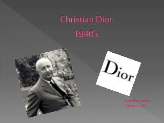 Christian Dior 1940’s