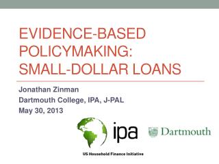 Evidence-Based Policymaking: Small-Dollar Loans