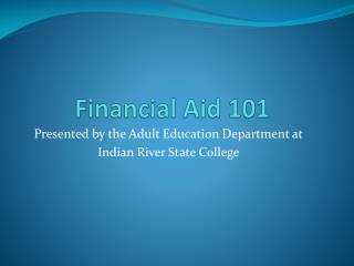 Financial Aid 101