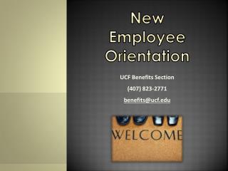 New Employee Orientation