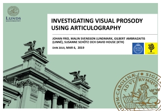 Investigating visual prosody using articulography