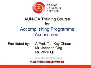 AUN-QA Training Course for Accomplishing Programme Assessment