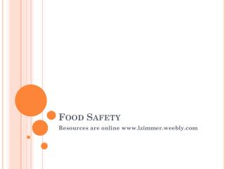 Food Safety