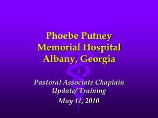 Phoebe Putney Memorial Hospital Albany, Georgia