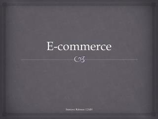 E-commerce