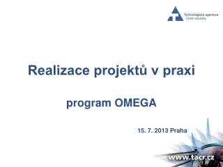 Realizace projektů v praxi