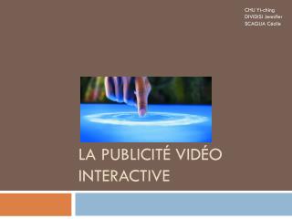 La publicité vidéo interactive