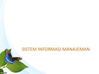 SISTEM INFORMASI MANAJEMAN