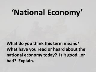 ‘National Economy’