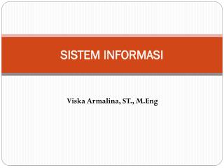 SISTEM INFORMASI