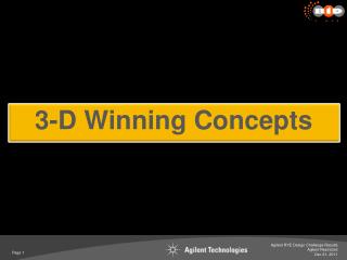 3-D Winning Concepts