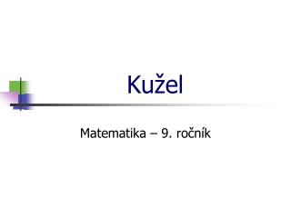 Kužel