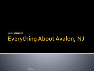 Everything About Avalon, NJ