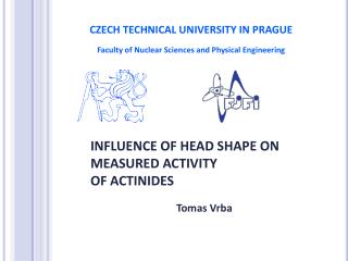 INFLUENCE OF HEAD SHAPE ON MEASURED ACTIVITY OF ACTINIDES