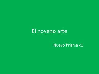 El noveno arte