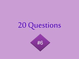 20 Questions