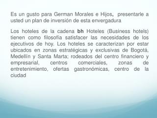 Inversiones Disponibles Hoteles bh y be