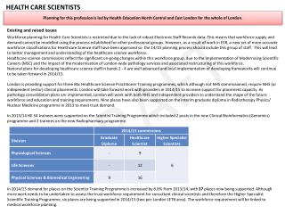 HEALTH CARE SCIENTISTS